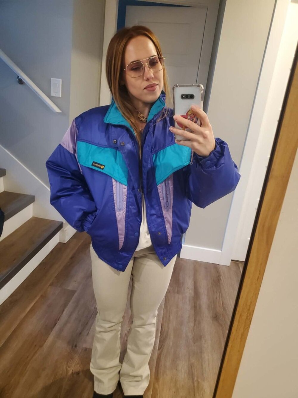 Retro Colorblock Ski Jacket - Picture 8 of 13